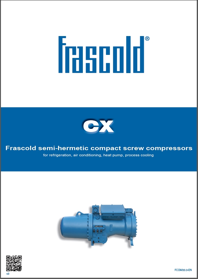 Компактные винтовые компрессоры Frascold серии CX